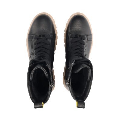 Black leather women's boots - elegant and comfortable! SALAMANDER (SKU)AUT31