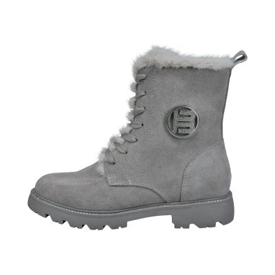 Gray women's boots with logo - elegant and comfortable!TT.BAGATT 9 SKU)ATW50