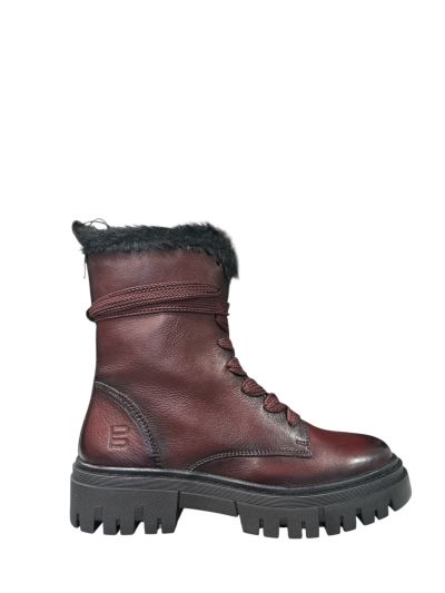Burgundy leather boots - elegant and warm for winter!TT.BAGATT (SKU)AUJ31