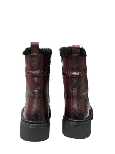 Burgundy leather boots - elegant and warm for winter!TT.BAGATT (SKU)AUJ31