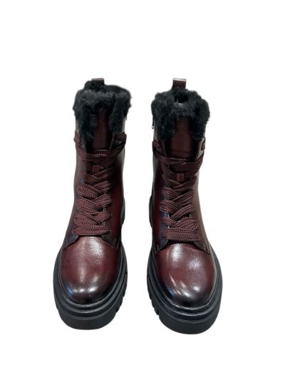 Burgundy leather boots - elegant and warm for winter!TT.BAGATT (SKU)AUJ31