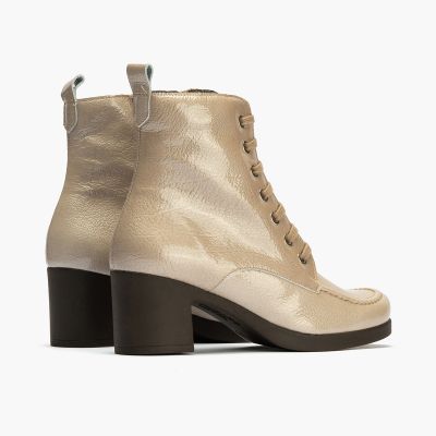 Бежови елегантни боти с излят ток - Тренди комфорт PITILLOS (SKU)30102