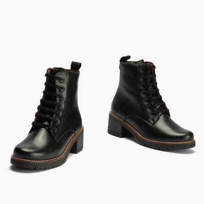 Елегантни черни боти на ток - стил и комфорт!PITILLOS (SKU)20223