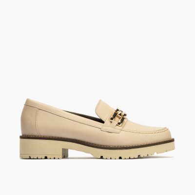 Beige genuine leather loafers - elegance and comfort!PITILLOS (SKU)10775