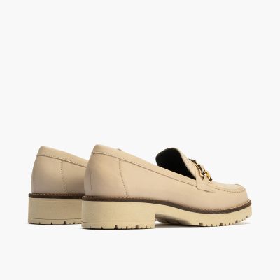 Бежови лоуфъри от естествена кожа - елегантност и комфорт!PITILLOS (SKU)10775