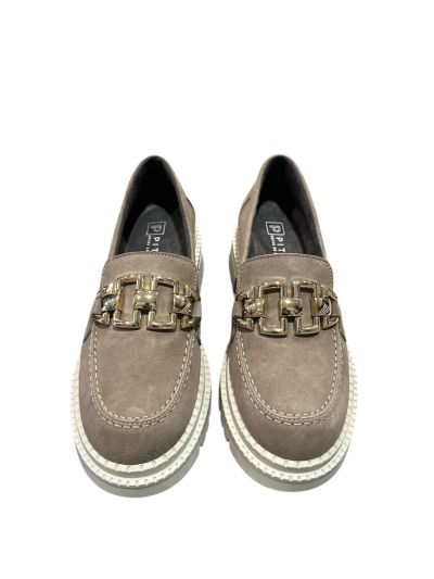 Beige suede loafers - elegant and comfortable!PITILLOS (SKU)10799
