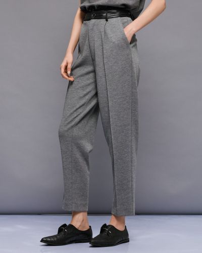 Stylish gray pants for every day - elegant comfort ACCESS FASHION (SKU) 5072