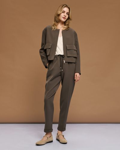 Елегантен дамски панталон с ластик - удобство и стил ACCESS FASHION (SKU) 5091