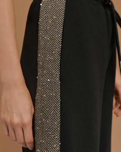 Черен Дамски Панталон - Спортно-Елегантен Стил ACCESS FASHION (SKU) 5131