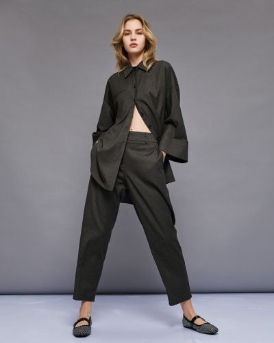 Елегантен дамски панталон с кристали ACCESS FASHION (SKU) 5120