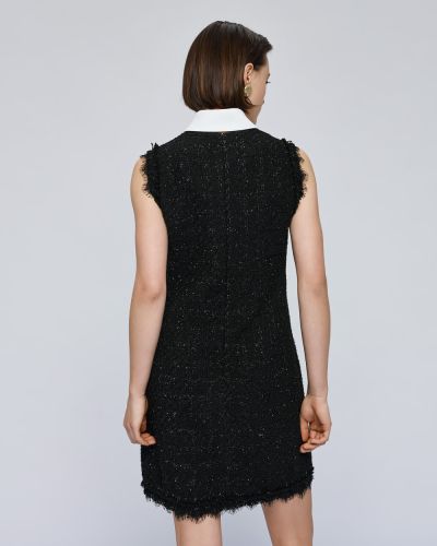 Черна туид рокля: стил и елегантност ACCESS FASHION (SKU) 3013