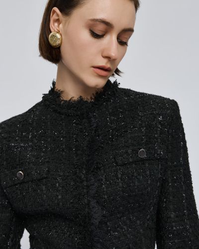 Luxurious tweed and lurex jacket - elegance and style ACCESS FASHION (SKU) 1046