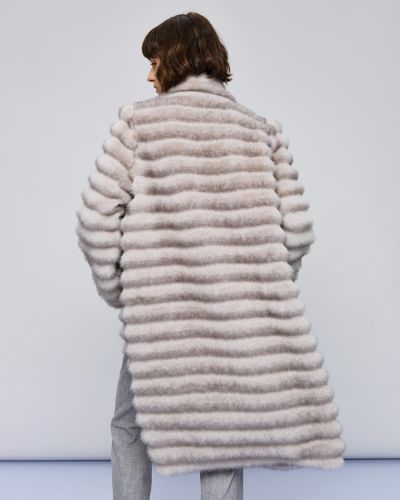 Women's luxury faux fur coat ACCESS FASHION (SKU) 9108