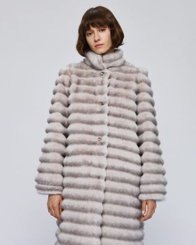 Women's luxury faux fur coat ACCESS FASHION (SKU) 9108