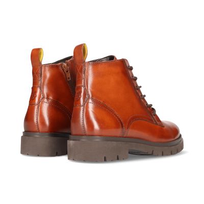 Дамски боти коняк кожа - Ежедневни и удобни!SALAMANDER(SKU)AU431