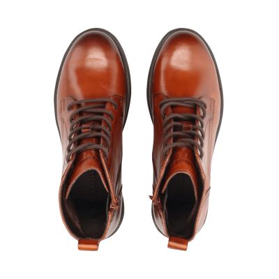 Дамски боти коняк кожа - Ежедневни и удобни!SALAMANDER(SKU)AU431