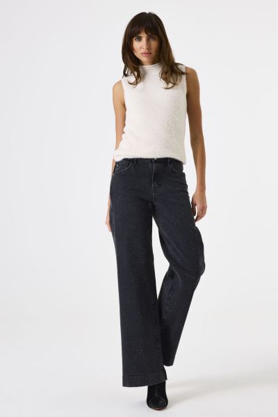 Блестящ дамски пуловер без ръкави - комфорт и стил GARCIA (SKU) K50043