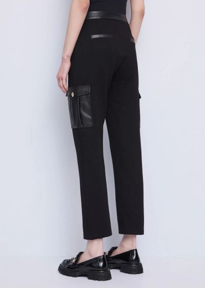 Черен карго панталон за жени - Удобство и стил GAUDI (SKU) 521BD24003