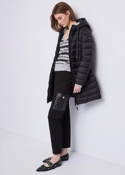 Черен карго панталон за жени - Удобство и стил GAUDI (SKU) 521BD24003