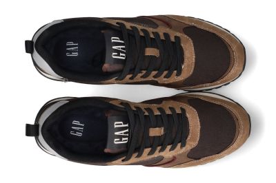 Brown men's sneakers: Light and comfortable GAP (SKU) 93817