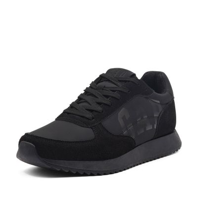 Waterproof men's black sneakers GAP (SKU) 200003
