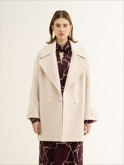Елегантно оувърсайз палто - стил и комфорт LE SARTE DEL SOLE (SKU) 3655