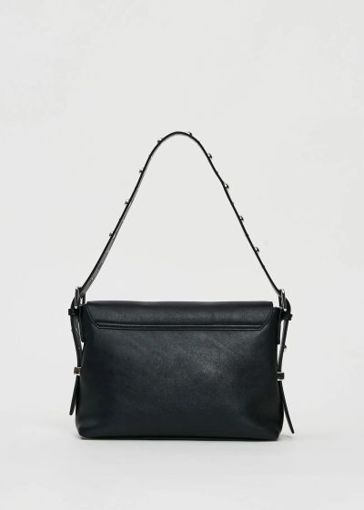 Черна чанта с капси през рамо - стил и елегантност GAUDI (SKU) 12451