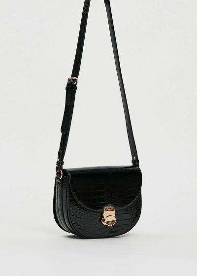 Елегантна черна crossbody чанта - стил и удобство GAUDI (SKU) 12470