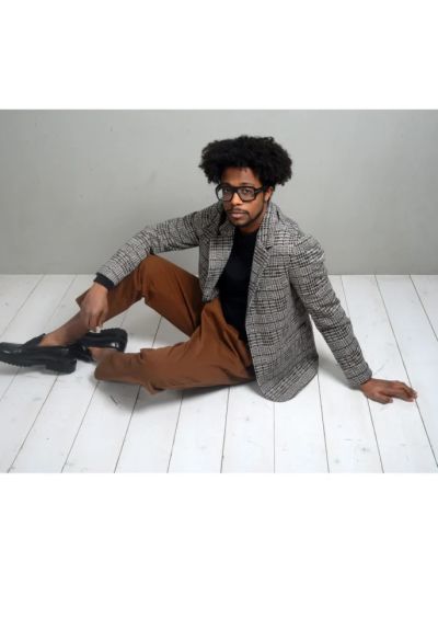 Елегантно мъжко сако: вталено, вискоза и памук ALTANTENSIONE (SKU) 1581