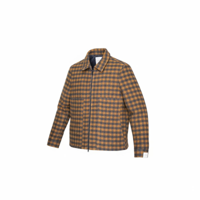 Мъжко вълнено яке каре - стил и топлина ALTANTENSIONE (SKU) 7717