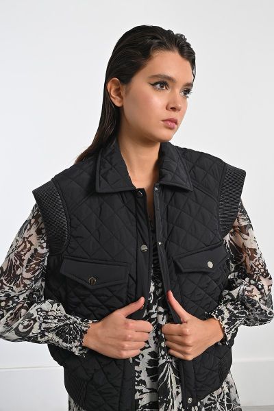 Ватирано дамско яке без ръкави - стил и топлина MOLLY BRACKEN (SKU) HAL44DH