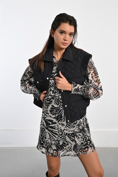 Ватирано дамско яке без ръкави - стил и топлина MOLLY BRACKEN (SKU) HAL44DH