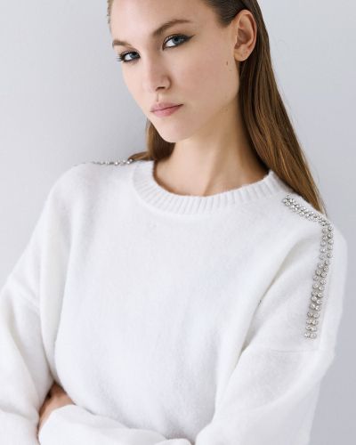 Дамски пуловер "Кристален блясък" - фина пухкава текстура ACCESS FASHION (SKU) 8003