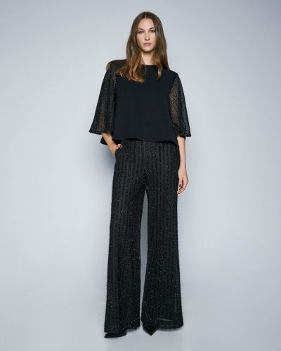 Елегантна блуза с лурекс-нежна прозрачност и блясък ACCESS FASHION (SKU) 2161