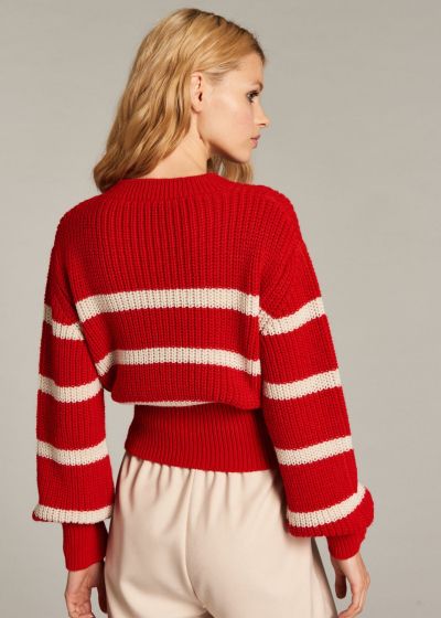 Дамски ежедневен пуловер - градски стил DENY ROSE (SKU) 121DD50026