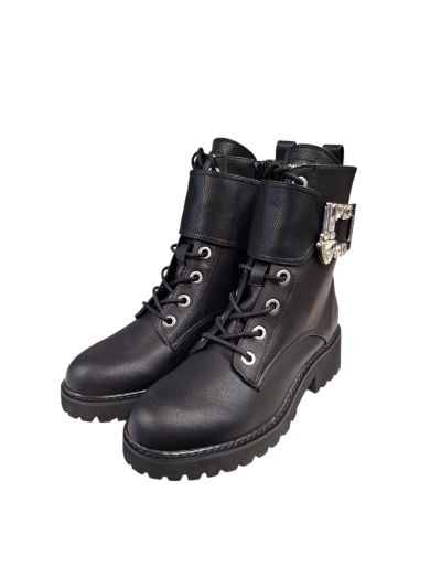 Черни боти над глезена с катарама и камъни GAUDI (SKU) V2462722