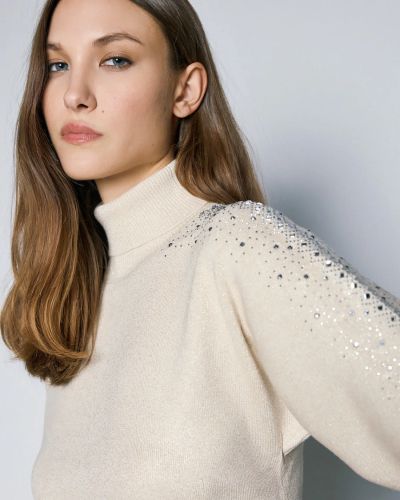  Елегантна Дамска Блуза с Кристали ACCESS FASHION (SKU) 8043