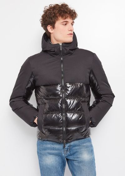 Мъжко Черно Яке с Качулка - Топло и Стилно GAUDI (SKU) 221GU35032