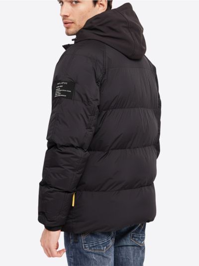 Зимно мъжко яке с качулка - ежедневен комфорт GAUDI (SKU) 321GU35003