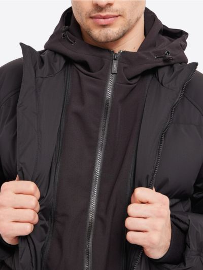 Зимно мъжко яке с качулка - ежедневен комфорт GAUDI (SKU) 321GU35003