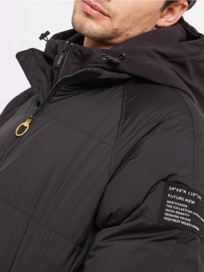 Зимно мъжко яке с качулка - ежедневен комфорт GAUDI (SKU) 321GU35003