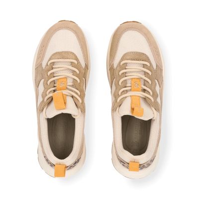 Дамска спортна обувка в бежав цвят и леопардов принт SALAMANDER (SKU)ARO60..