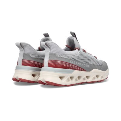 Дамски маратонки сив цвят и червени детайли SALAMANDER (SKU)ARR60