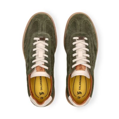 Мъжки кец  велур в зелен цвят SALAMANDER (SKU)AWI02