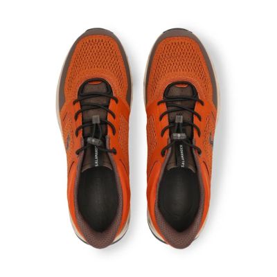 Мъжка маратонка в оранжев цвят с дишаща материя SALAMANDER (SKU)AST04