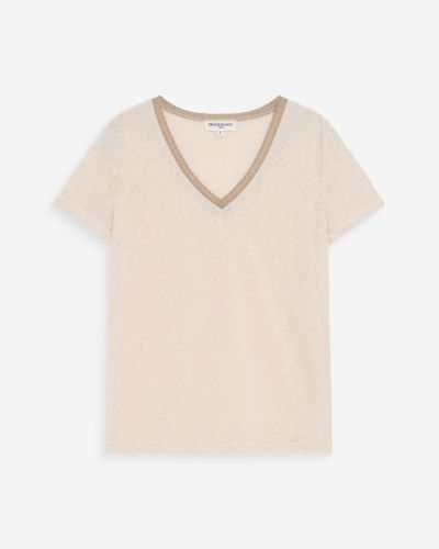 Vasco Amande: Дамска тениска с V-образно деколте GRACE & MILA (SKU) 17003