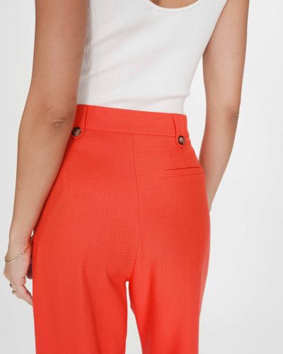 PIERRE Дамски панталон с висока талия и басти - елегантен комфорт GRACE & MILA (SKU) 13008