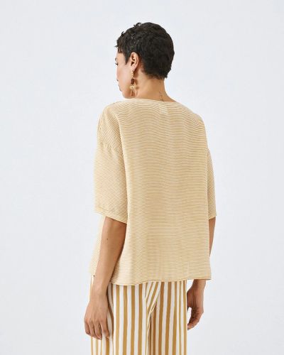 Блуза "Лятна свежест" - къс ръкав, V-образно деколте ACCESS FASHION (SKU) 2016