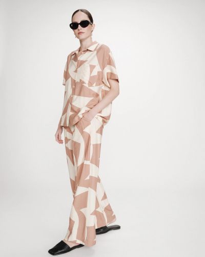 Мока риза Veil с къс ръкав - Елегантна и удобна GRACE & MILA (SKU) 17099