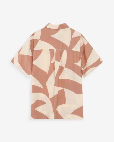 Мока риза Veil с къс ръкав - Елегантна и удобна GRACE & MILA (SKU) 17099